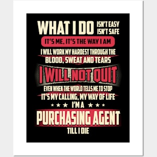 Purchasing Agent What i Do Posters and Art